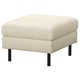 SALTSJÖBADEN Hocker, Vittangi hellbeige/weiß