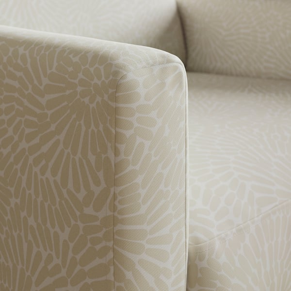 SALTSJÖBADEN Schaukel-/Drehsessel, Vittangi hellbeige/weiß