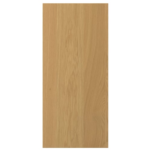 Eine rechteckige Holzplatte aus Eichenfurnier mit natürlicher Oberfläche, Teil der SINARP Kollektion.