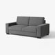 SÖRVALLEN graues Stoffsofa, modernes und minimalistisches Design, bequem und stabil gebaut.