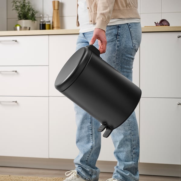 STENTRAPPA Treteimer, anthrazit, 9 l