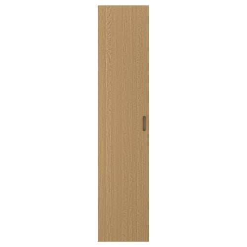 TONSTAD Tür, Eichenfurnier, rechteckig, schlichtes Design, einfacher Griff.