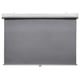 Ein graues TRETUR Rollo mit schlankem, rechteckigem Design und Soft-Close-Funktion.