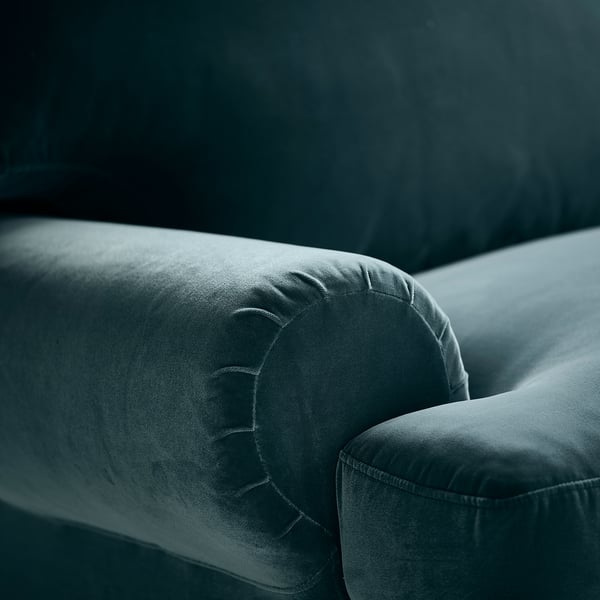 VALNÄS 2er-Sofa, Alhamn dunkel graublau
