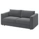 VIMLE 2er-Bettsofa, Johanneshov dunkelgrau