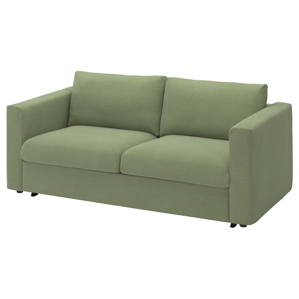 VIMLE 2er-Bettsofa, Mosshed graugrün