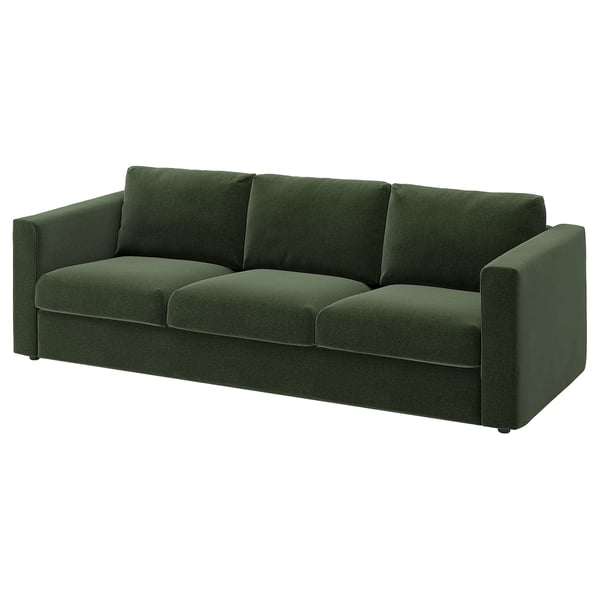 VIMLE 3er-Sofa, Johanneshov dunkelgrün