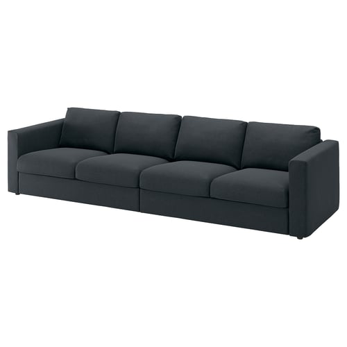 VIMLE 4er-Sofa, Knäbäck anthrazit