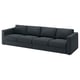 VIMLE 4er-Sofa, Knäbäck anthrazit