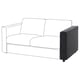 VIMLE Sofa, grau, modernes, minimalistisches Design mit klaren Linien, bequemen Kissen, abnehmbarem Bezug.