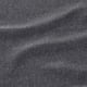 Graue, strukturierte Polsterung aus nächster Nähe, die einen subtilen Melange-Effekt und hochwertigen Stoff zeigt.