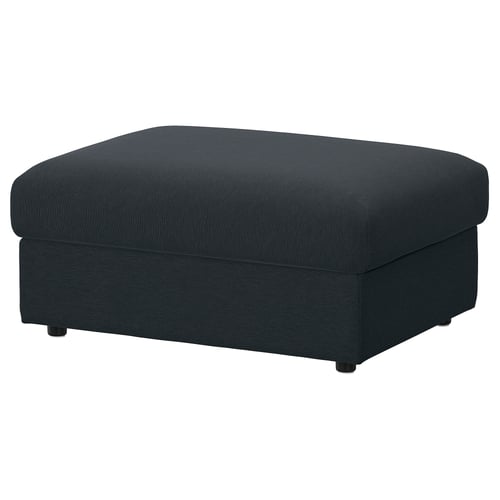VIMLE Hocker mit Aufbewahrung, Knäbäck anthrazit