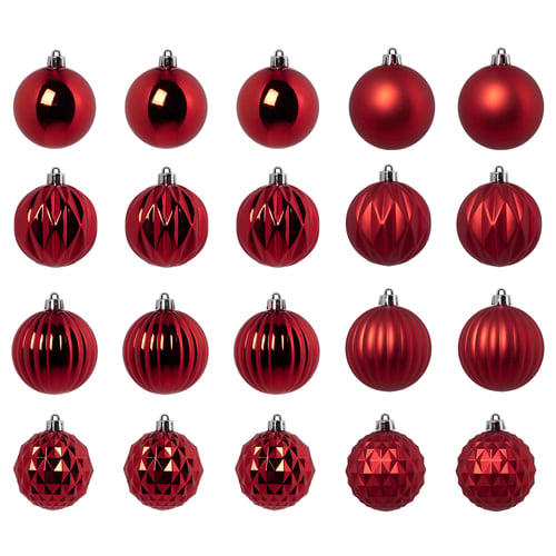 VINTERFINT Baumschmuck, Kugel rot, 7 cm