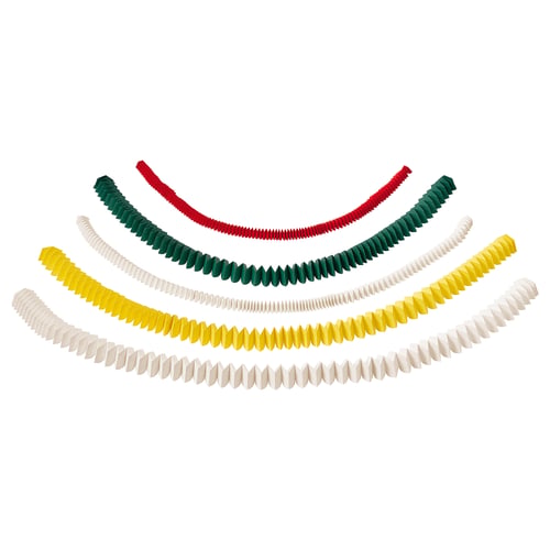 VINTERFINT Girlande 5er-Set, Papier/versch. Farben