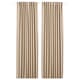 Room darkening curtains