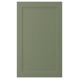 A green AXSTAD cabinet door with a panel design.