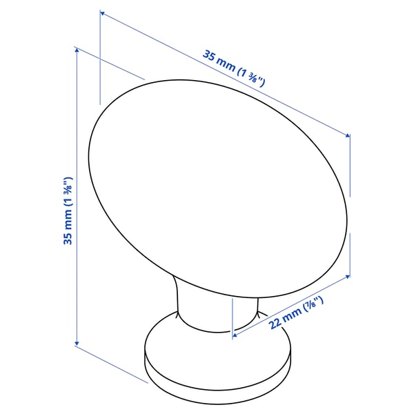Illustration with measurements for the product: ENERYDA.
