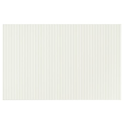 A white, rectangular FÖRVALTARE storage unit with vertical ridges.