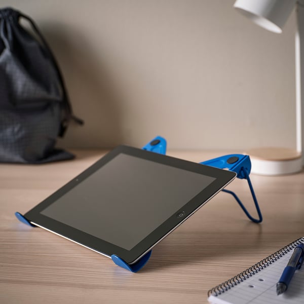LÅNESPELARE Laptop support, foldable/blue