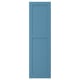 LERHYTTAN blue kitchen cabinet, rectangular, wooden frame, birch veneer panel, classic design.