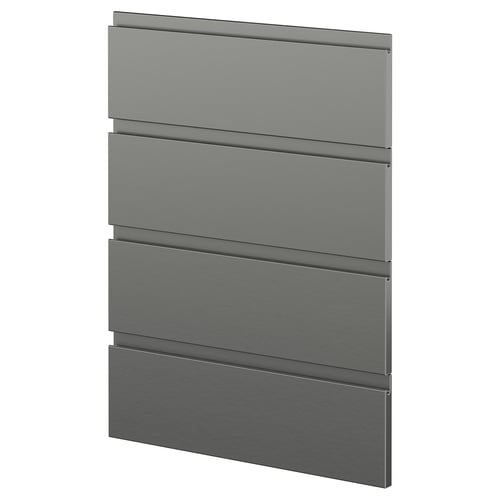 METOD 4 fronts for dishwasher, Voxtorp stainless steel effect, 60 cm