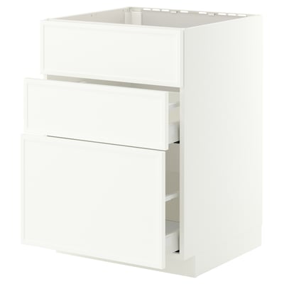METOD / MAXIMERA Base cab f sink+3 fronts/2 drawers
