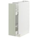 METOD kitchen cabinet, green, with pull-out drawer, white and green colors, rectangular shape, modern design.
