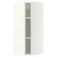 METOD Wall cabinet with shelves, white/Aspudden matt white, 30x80 cm