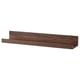 MOSSLANDA, dark brown wood shelf, rectangular shape, wall-mounted, simple design.