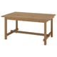 NORDVIKEN pine dining table, extensions 4-6 seats
