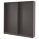 PAX wardrobe frame, dark gray, minimalistic, multipurpose storage.