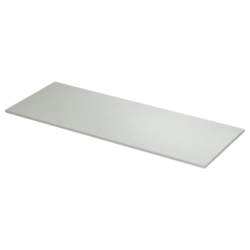 TOLKEN light grey countertop, rectangular, with stone effect foil finish.