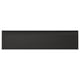 UPPLÖV: black kitchen front, sleek with chamfered edges & integrated handles.