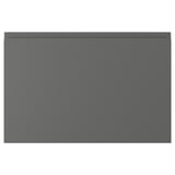 VOXTORP, dark grey kitchen cabinet, rectangular, sleek minimalist design with flat panel.
