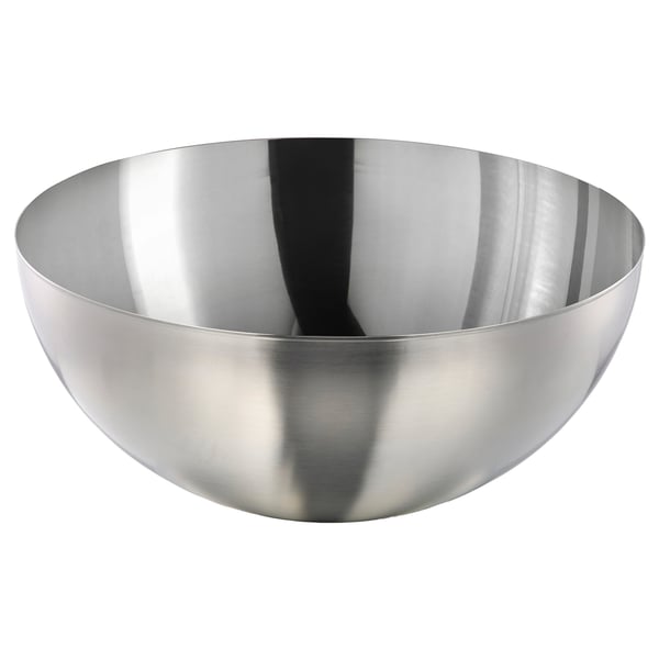 BLANDA BLANK stainless steel bowl, minimalist design, deep round shape, polished finish.