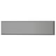 BODBYN grey kitchen cabinets with bevelled panels, smooth lacquered surface.