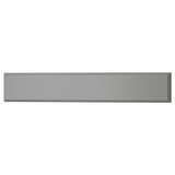 Grey BODBYN cabinet front, rectangular with bevelled panel, smooth lacquered finish.