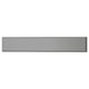 Grey BODBYN cabinet front, rectangular with bevelled panel, smooth lacquered finish.
