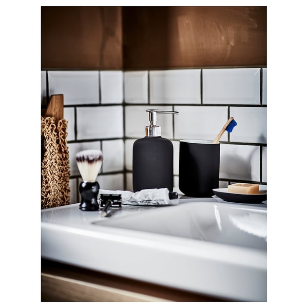 EKOLN Soap dish, dark grey