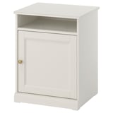 FÅGELFJÄLLET Bedside table, off-white, 52x46x66 cm