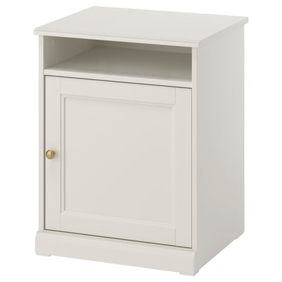 FÅGELFJÄLLET Bedside table, off-white, 52x46x66 cm