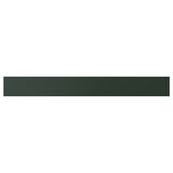 Dark green rectangular shelf, smooth finish, flat surface.