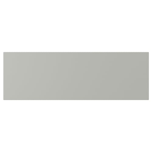 A grey, rectangular HAVSTORP kitchen cabinet door.