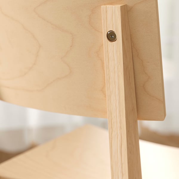 Close-up of well-crafted wooden table edge.