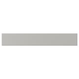 LERHYTTAN grey kitchen drawer, solid birch wood, rectangular with bevelled edges.