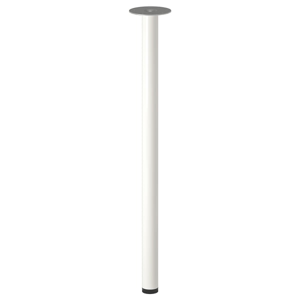 LINNMON / ADILS Table, white stained oak effect/white, 100x45 cm