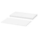 NORDLI white top and base. Square, sleek, modern design.