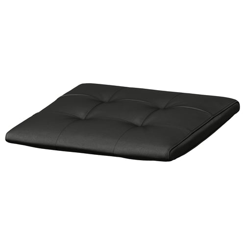 POÄNG Footstool cushion, Grann black