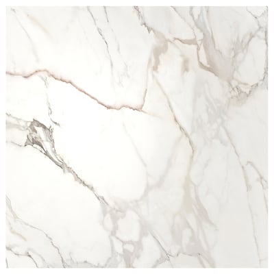 Runsabeck - white marble-textured wall panel. Porcelain, square, clean, modern.