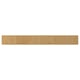 SINARP: oak wood shelf, rectangular, natural finish. With a solid oak edge, durable and stable.